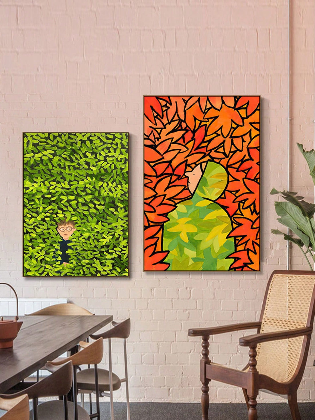 Transform your bedroom into a serene and healing space with our Abstract Healing Green Wall Art Set. The creative design brings calmness and balance to any room, making it the perfect addition to your bedroom decor. Elevate your space with this stylish and calming artwork.