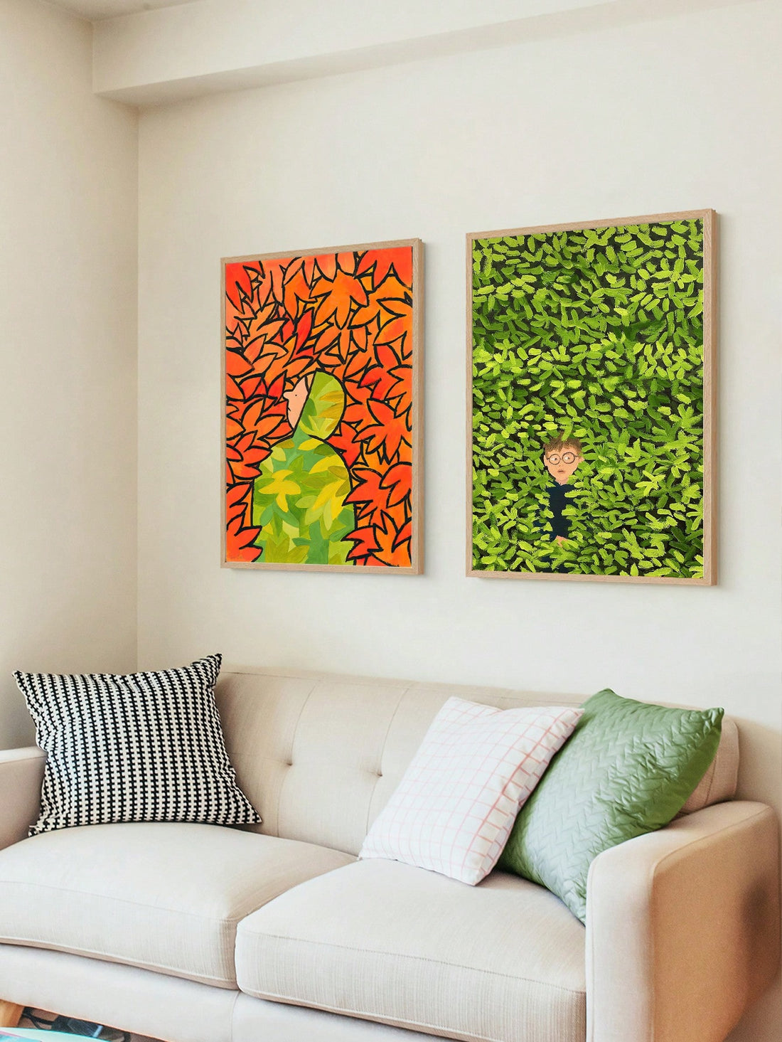 Transform your bedroom into a serene and healing space with our Abstract Healing Green Wall Art Set. The creative design brings calmness and balance to any room, making it the perfect addition to your bedroom decor. Elevate your space with this stylish and calming artwork.