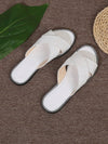 Summer Chic: Korean Style Pleated Beach Sandals for Women