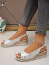 Golden Goddess: Women's Summer Wedge Sandals for Fashionable & Versatile Style