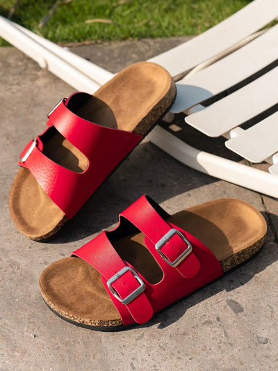 Cool and Comfy Cork Slides: Stylish Unisex Outdoor Sandals