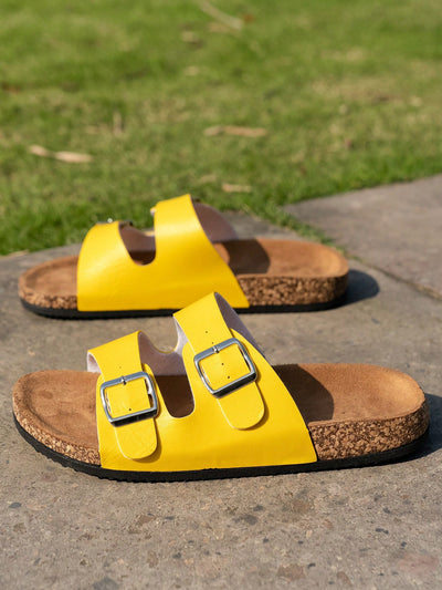 Cool and Comfy Cork Slides: Stylish Unisex Outdoor Sandals