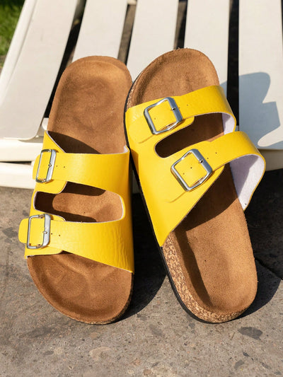 Cool and Comfy Cork Slides: Stylish Unisex Outdoor Sandals