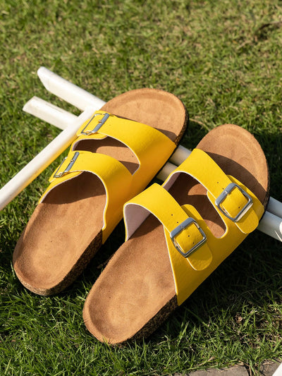 Cool and Comfy Cork Slides: Stylish Unisex Outdoor Sandals