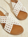 Stylish Hollow Out Cross Strap Sandals: Perfect for Casual Summer Wear