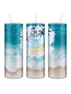 Summer Beach Party Stainless Steel Tumbler: Stay Cool All Year Round!