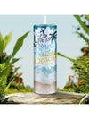 Summer Beach Party Stainless Steel Tumbler: Stay Cool All Year Round!