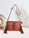 Chic Vintage-Inspired Tassel Clutch Crossbody Bag