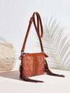 Chic Vintage-Inspired Tassel Clutch Crossbody Bag