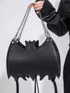 Upgrade your style game with the Punk Bat Backpack. With its edgy design, this go-to bag is perfect for adding a touch of fun to your look. Made with high-quality materials, it offers durability and functionality for any adventure. Express your unique style with the Punk Bat Backpack.