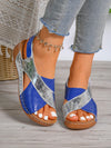 Plus Size Trendy Wedge Sandals: Stylish Low Heels for Casual Comfort