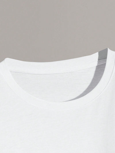 Men's Classic Round Neck T-Shirt: Perfect for Work and Play