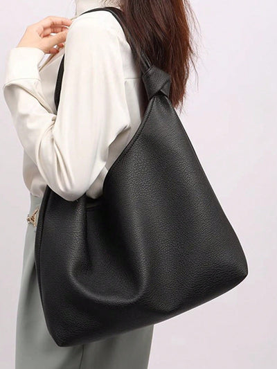 Chic French Retro Shoulder Bag: Stylish & Spacious Tote for Women