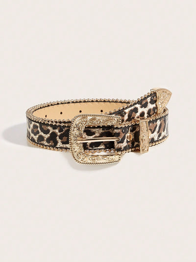 Complete your cowboy look with our stylish women's western cow print beaded belt. Made with high-quality materials, this belt features a trendy cow print design and intricate beading for a unique and eye-catching look. Perfect for adding a touch of western charm to any outfit.