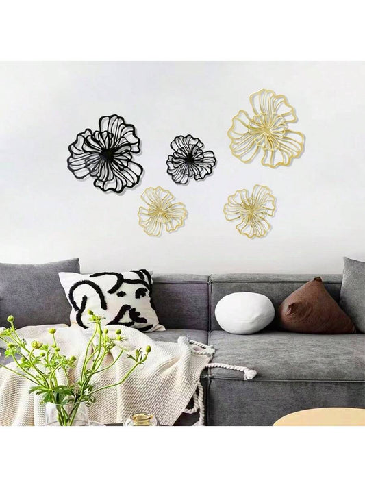 Add a touch of multicolored beauty to your living space with our Double-Layer Floral Iron Art Wall Decoration Set. Made with high-quality iron, this set features a double-layer design that adds depth and dimension to any wall. Enhance your home's aesthetic and make it stand out with this stunning piece.