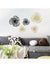 Double-Layer Floral Iron Art Wall Decoration Set - Enhance Your Living Space with Multicolored Beauty