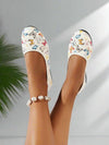 New Arrival: Elegant Butterfly Pattern Flat Shoes for Women - Perfect for Weddings & Music Festivals at Low Prices