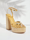 Golden Goddess Platform Sandals: The Ultimate Beach Vacation Essential