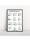 English Punctuation Poster: A Stylish and Educational Addition to Any Classroom or Home