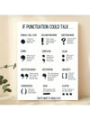 English Punctuation Poster: A Stylish and Educational Addition to Any Classroom or Home