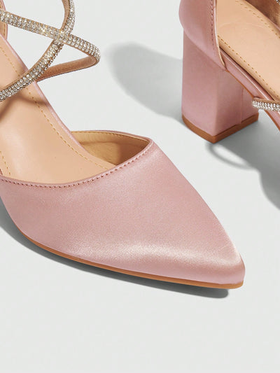 Elegant Light Pink High Heels for Dates, Parties, and Weddings