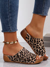 Stylish Snake & Leopard Print Flat Sandals: Slip into Summer Comfort