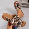 Stylish Snake & Leopard Print Flat Sandals: Slip into Summer Comfort