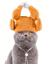 Turkey Cat Hat: Fun and Festive Thanksgiving Pet Headgear