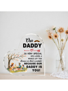 Father's Day Heart-Shaped Acrylic Gift: Our Daddy Is Special