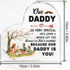 Father's Day Heart-Shaped Acrylic Gift: Our Daddy Is Special