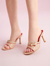 Step Up Your Style with Bowknot High Heeled Sandals