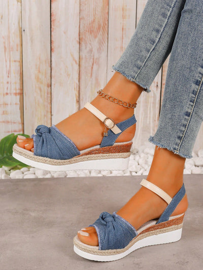 Step into Summer in Princess Style: Women's Wedge Heels Platform Sandals