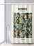 Blooming Beauty Waterproof Shower Curtain with Rain Blockage Feature