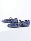 Chic Hollow-Out Mesh Slip-On Loafers for Effortless Style – Perfect for Casual, Party, and Office Wear