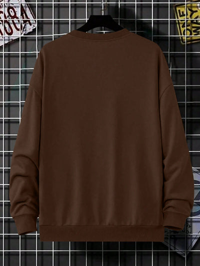 Dapper Duck Print Sweatshirt for Men: Stay Comfortably Casual!