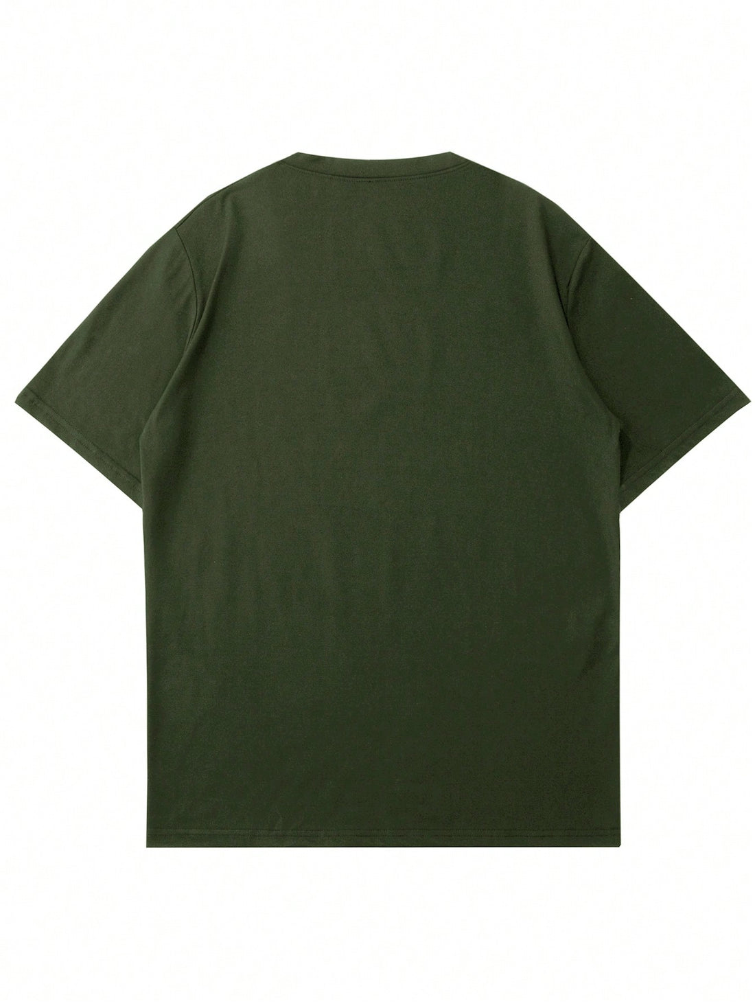 Stay stylish with this men's short sleeve t-shirt featuring a bold slogan print. Made with quality materials, this shirt is perfect for any casual occasion and will keep you looking fashionable and comfortable all day. Make a statement and elevate your style with this must-have t-shirt.