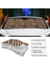 Stylish Leopard Print Car Windshield Sunshade: Stay Cool and Protected on the Road