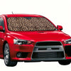 Stylish Leopard Print Car Windshield Sunshade: Stay Cool and Protected on the Road