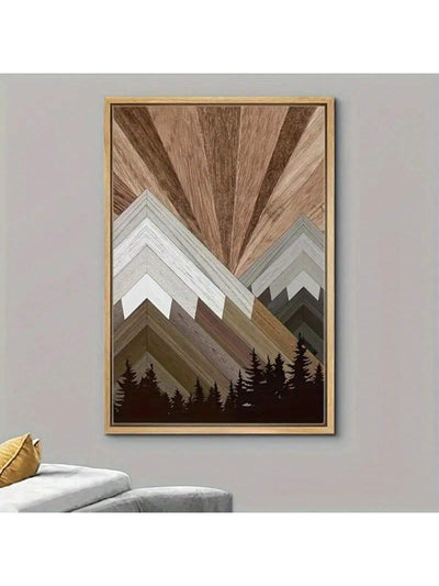 Rustic Western Forest Canvas Print: Modern Art for Living Room and Bedroom Decor