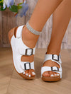 Plus Size Trendy Wedge Sandals: Stylish Low Heels for Casual Comfort