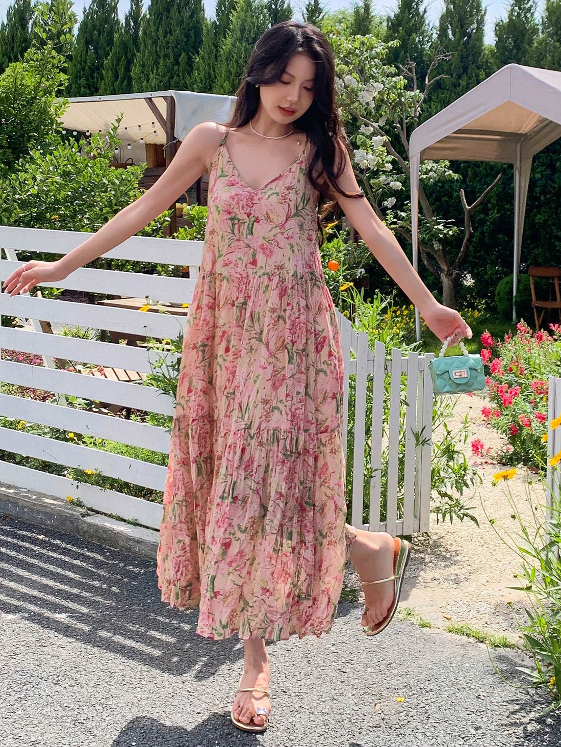 Add a playful touch to your summer wardrobe with our Chic Summer Vibes Dress. With a fun allover print, spaghetti straps, and a flattering V-neck, this dress is perfect for soaking up the sun. Stay cool, stylish, and full of good vibes all season long!