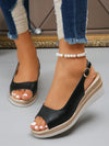 Golden Goddess: Women's Summer Wedge Sandals for Fashionable & Versatile Style