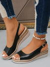 Golden Goddess: Women's Summer Wedge Sandals for Fashionable & Versatile Style