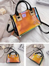 Clear and Chic: Laser Shoulder Crossbody Handbag with Inner Pouch