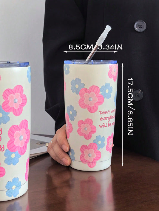 20oz Floral Vacuum Insulated Cup: The Perfect Gift for Any Occasion