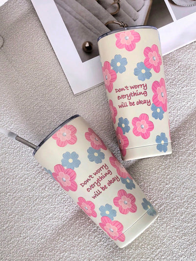 20oz Floral Vacuum Insulated Cup: The Perfect Gift for Any Occasion