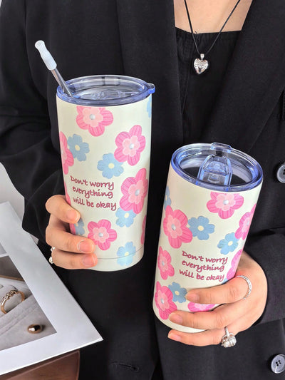 20oz Floral Vacuum Insulated Cup: The Perfect Gift for Any Occasion