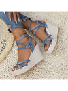 2024 New Style Women's Waterproof Wedge Sandals: Chic, Comfortable, and Versatile for Daily Wear