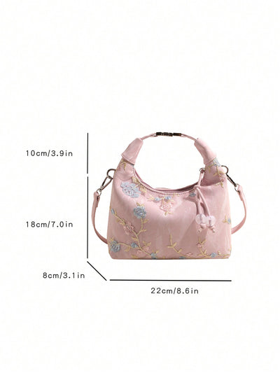 Chic Floral Fantasy: Lightweight Women's Tote Bag for Effortless Elegance