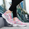 Spring Camouflage: Women's Lightweight Running Shoes with Breathable Mesh Upper